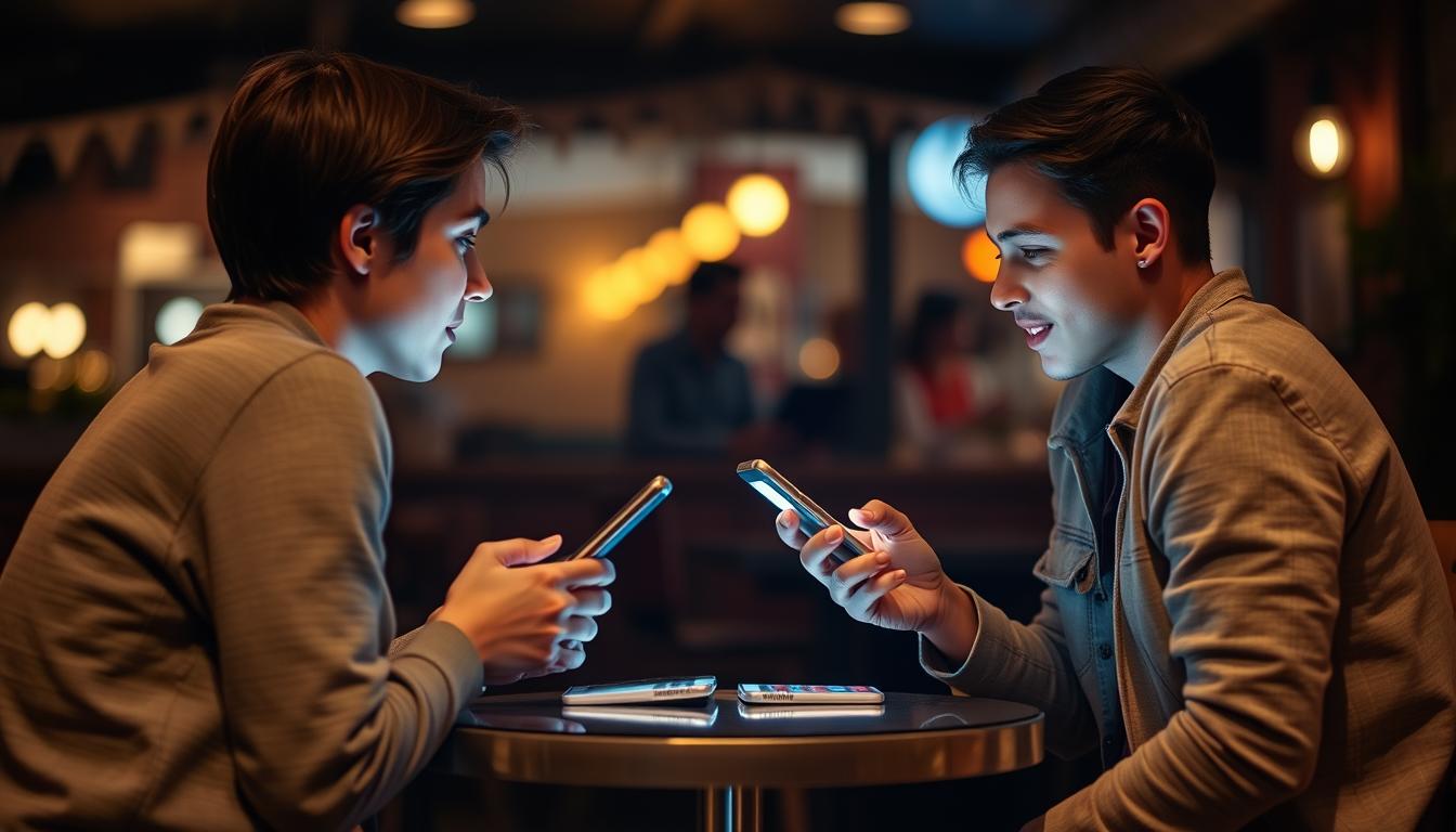 Ligar online y aplicaciones de citas