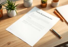 carta de presentación para trabajo