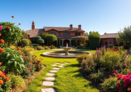 decoración de jardín