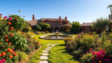 decoración de jardín