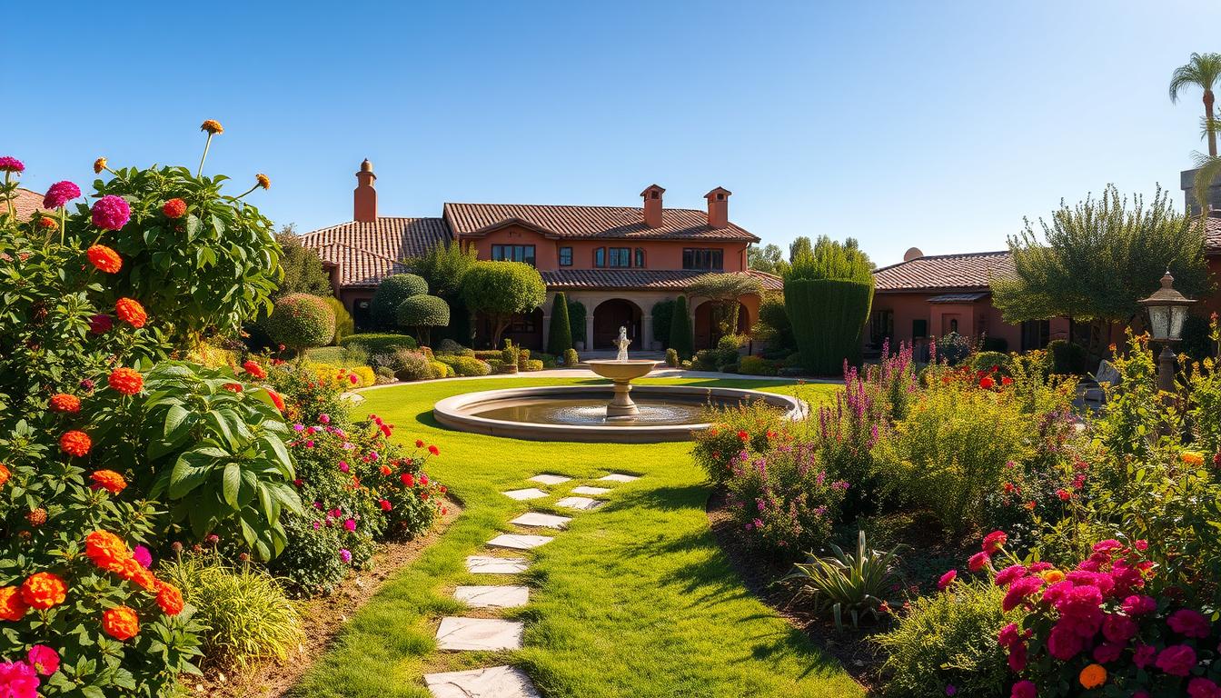 decoración de jardín