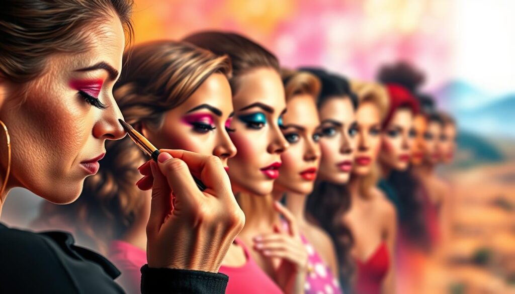 evolución del maquillaje evolución del maquillaje