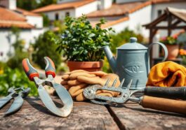 herramientas de jardinería